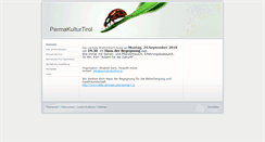 Desktop Screenshot of permakulturtirol.at